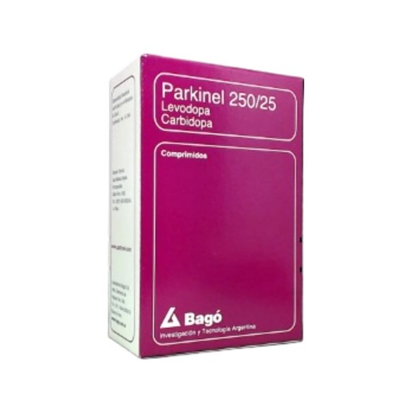 Bagó Parkinel 250 / 25 Levodopa + Carbidopa x 60 Comp #1