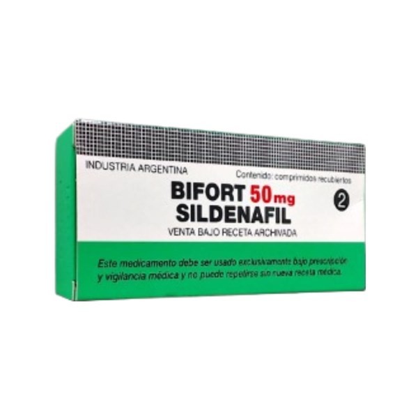 Finadiet Bifort Sildenafil 50 Mg x 2 Comp Recubiertos #1