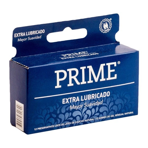 Prime Preservativo Extra Lubricado (12 Unidades) alt