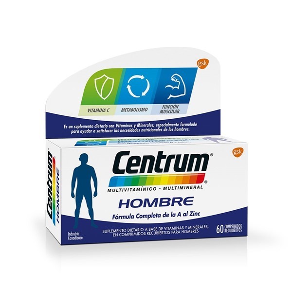 Centrum Suplemento Dietario Hombre Multivitamínico 60 cmp alt