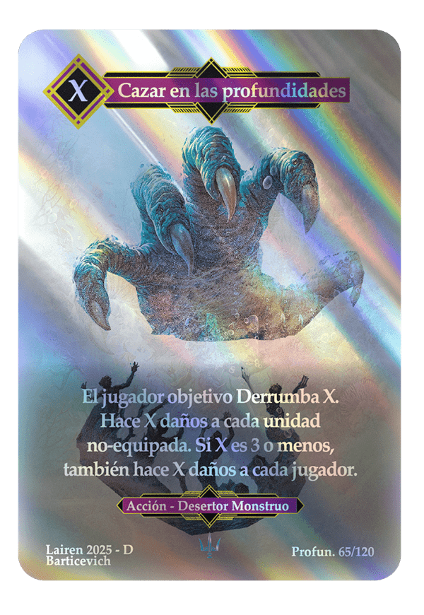 065 Cazar En Las Profundidades Metal - Coste 0