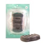 Konjac Esponja Corporal Negra 6 olas Con Ceniza Bambu #3