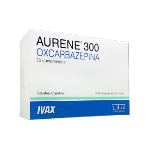 Teva Aurene 300 Mg Oxcarbazepina x 30 Comp #1