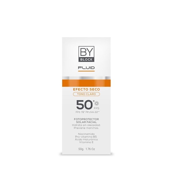 By Derm Protector Fluid Color Tono Claro Efecto Seco Fps50 50 gr alt