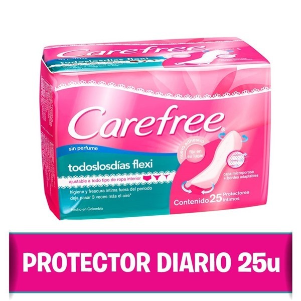 Carefree Protectores Diarios Todos Los Dias Flexi (25 Unidades) #1