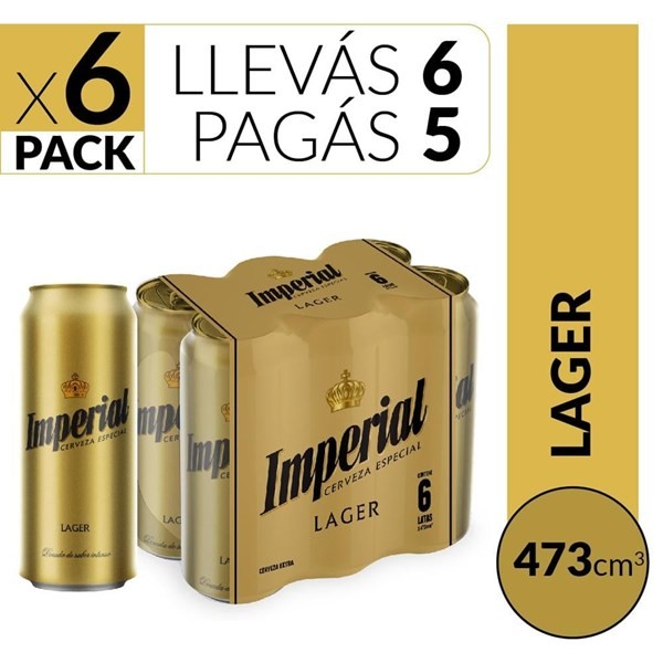 Cerveza Imperial Rubia 473 Cc Six Pack #1