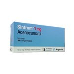 Siegfried Sintrom 1 Mg Acenocumarol x 20 Comp #1