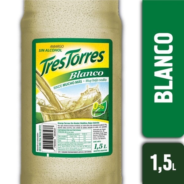 Amargo Tres Torres Blanco 1,5 L #1