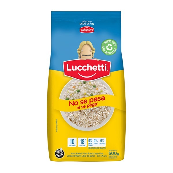Arroz Parboil Lucchetti 500 g. #1