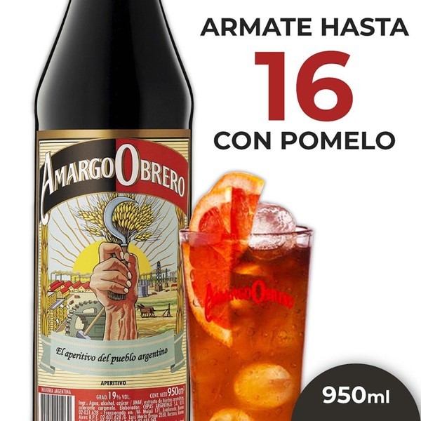 Amargo Obrero Serrano 950 Ml #1