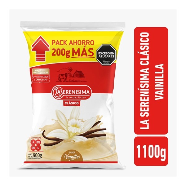 Yogur Bebible Entero La Serenísima De Vainilla En Sachet 1100 G. #1