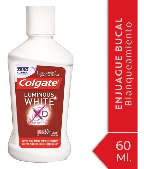 Colgate Luminous White Enjuague Bucal Sin Alcohol x 60 ml #1