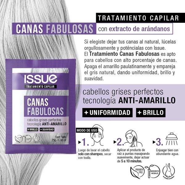 Issue Tratamiento Canas Fabulosas Sachet 25 gr (24 Unidades) alt