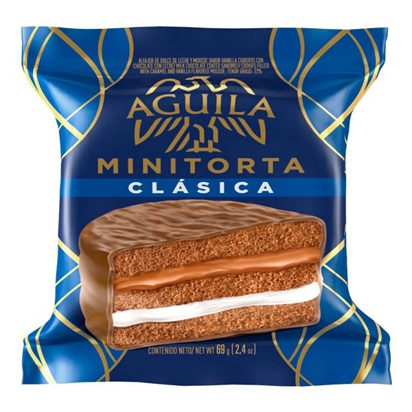 Alfajor Aguila Minitorta Clasico 69 g #1