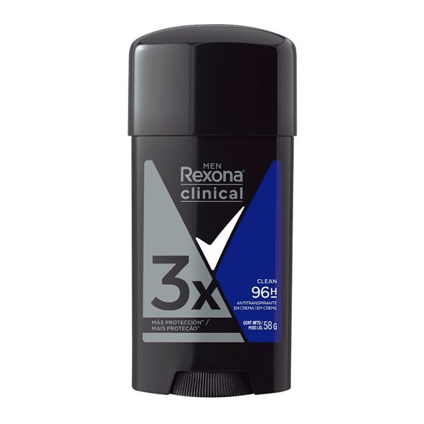 Rexona Antitranspirante en Crema Clinical Men Clean 58 gr #1