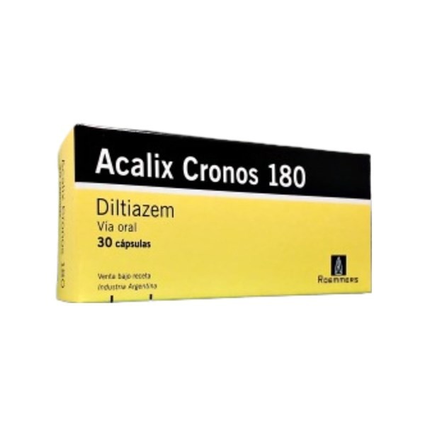 Roemmers Acalix Cronos Diltiazem 180 Mg x 30 Cáps #1