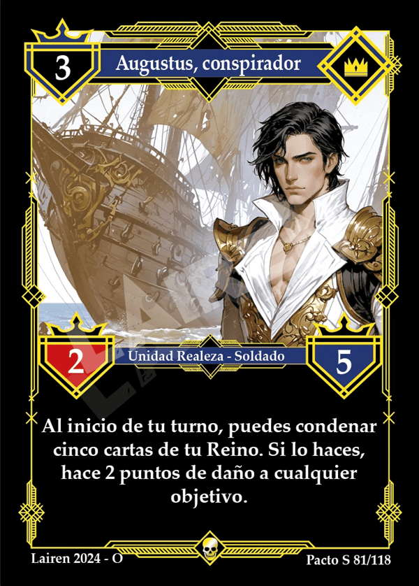 081 Augustus, Conspirador - Coste 3
