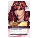 Excellence Kit en Coloracion Ultra Rojos 5546 Castano Claro Rojizo Profundo #4