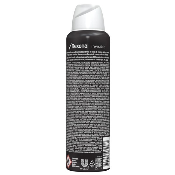 Desodorante Antitranspirante Rexona Invisible Women en Aerosol x 150 ml alt