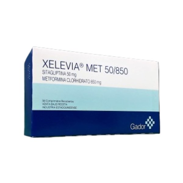 Gador Xelevia Met 50 / 850 Mg Sitagliptina + Asoc x 56 Comp #1