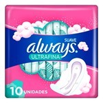 Always Toallas Femeninas Ultrafina Suave Con Alas 10 Unidades #1