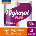 Papel Higienico Higienol Doble Hoja Plus 430 Xm #1