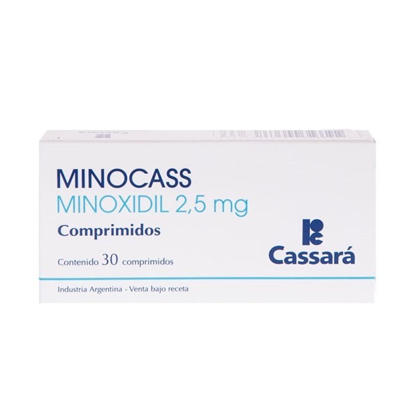 Cassar Minocass 2.5 Mg Minoxidil x 30 Comp #1