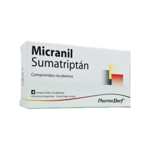 Pharmadorf Micranil Sumatriptán x 4 Comp #1
