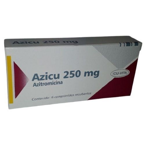 Azicu 250 | 6 Comprimidos | Azitromicina