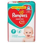 Pampers Pañales Supersec Pequeño 8 Unidades #2
