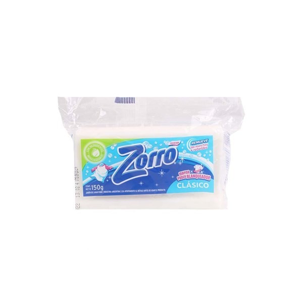 Jabon Compacto Zorro Clasico 150 g #1