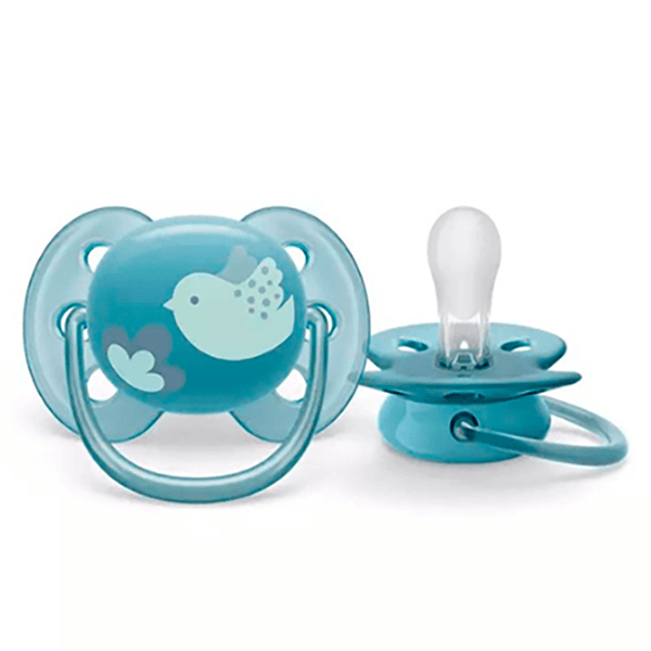 Chupete Avent Azul Ultra Soft Deco 6 - 18 meses x 1 un