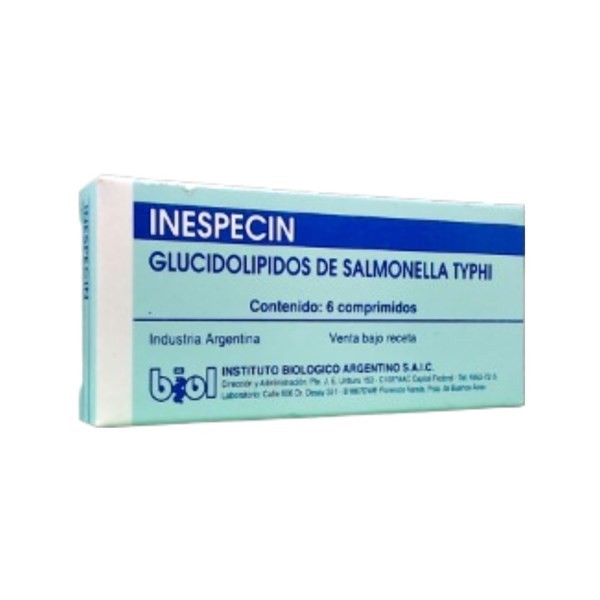 Biol Inespecin Glucidolipidos de Salmonella Typhi x 6 Comp #1