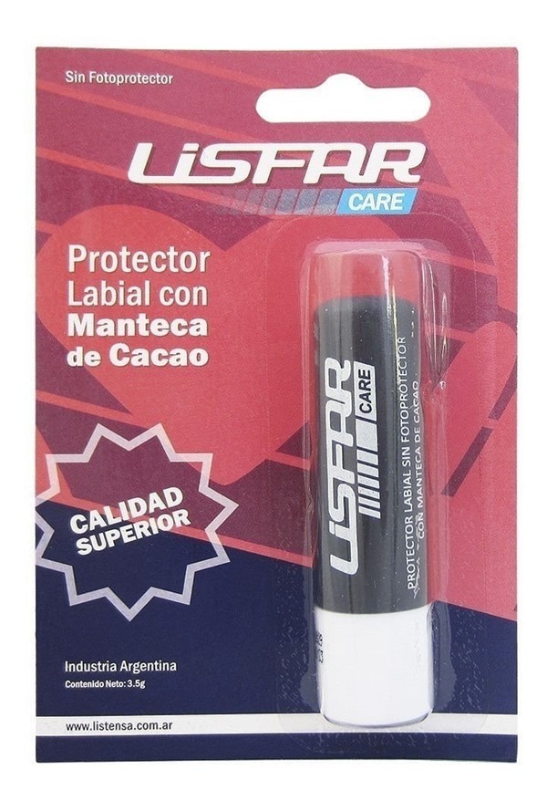 Lisfar Protector Labial Con Manteca de Cacao Pack 6 Unidades #1