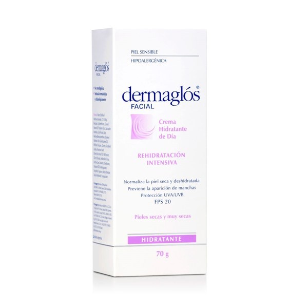 Dermaglos Crema Hidratante Piel Seca Con Fps20 70 gr alt