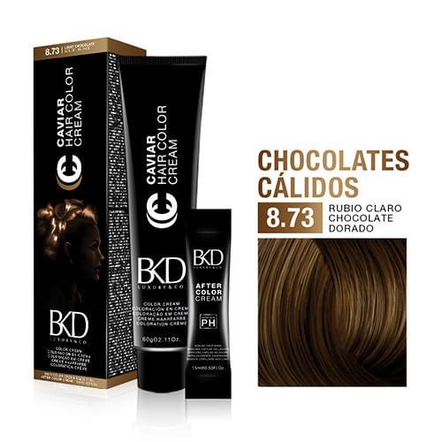 Bkd Caviar Color Cream Rubio Choc Dorado 8.73 #1
