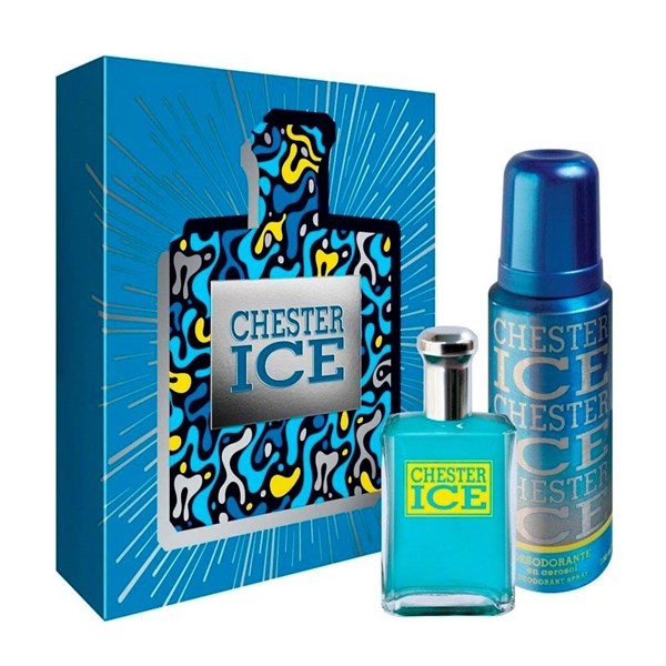 Set de Hombre Chester Ice Perfume 60 ml + Desodorante 160 ml #1