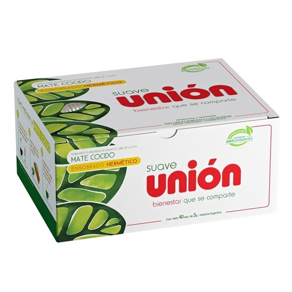 Union Yerba Mate Unión En Saquitos 40 Saquitos #1