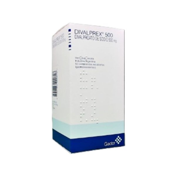 Gador Divalprex 500 Mg Sodio, Divalproato x 50 Comp #1