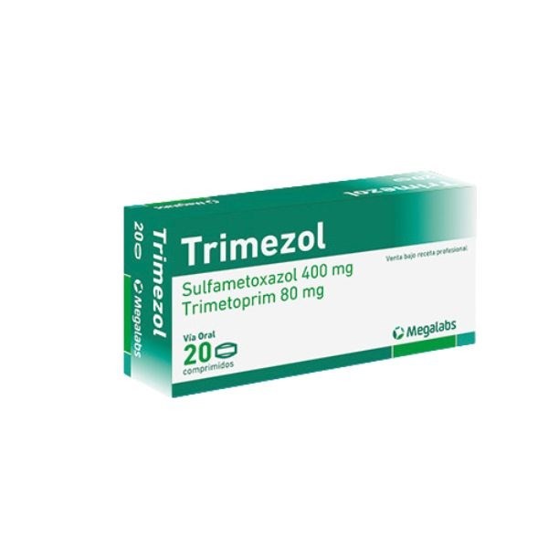 Trimezol 400/80 mg | 20 Comprimidos | Sulfametoxazol + Trimetoprim  #1