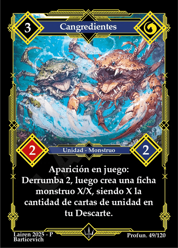 049 Cangredientes - Coste 3