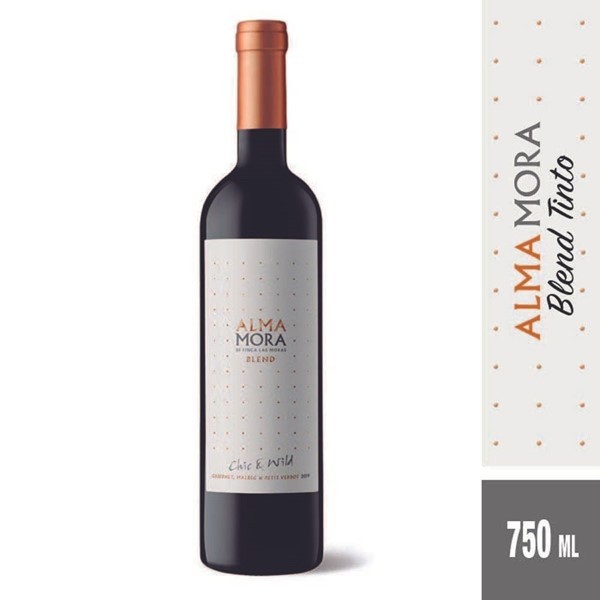 Vino Tinto Alma Mora Blend 750 Cc #1