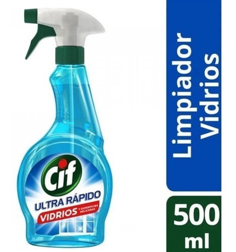 Cif Limpiador de Vidrios Ultra Rápidos Gatillo 500 ml