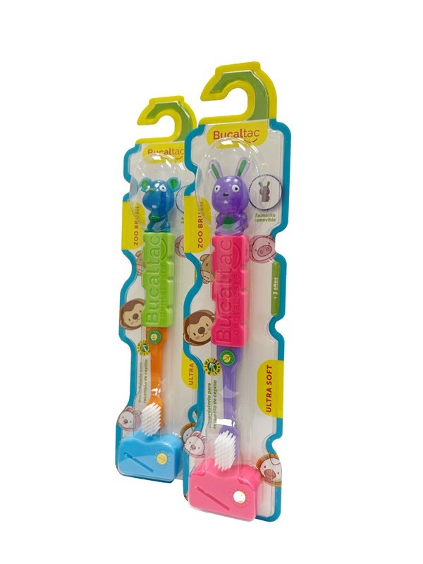 Bucal Tac Cepillo Dental Zoo Brush Niños + 3 Años. Con Conejo O Ratón alt