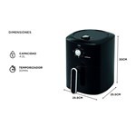 Freidora de Aire Negra Winco W132 4.2 Litros #6
