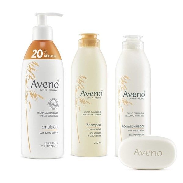 Aveno Set Cuidado Corporal Y Capilar Para Pieles Sensibles 4 Unid #1