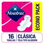 Nosotras Toallitas Higénicas Clásicas Tela  X 16 U | Unico #4