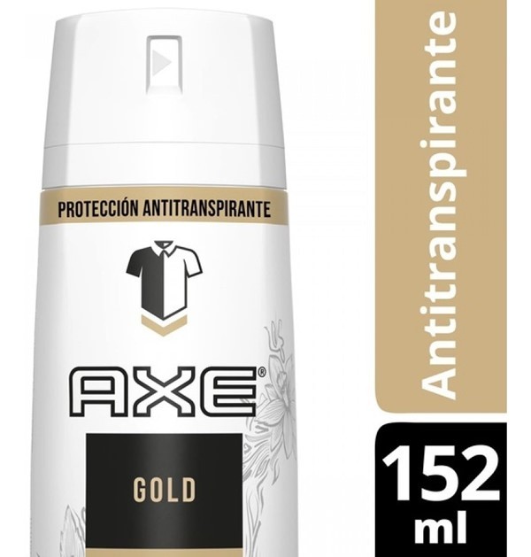 Axe Gold Antitranspirante Masculino Aerosol x 152 ml #1