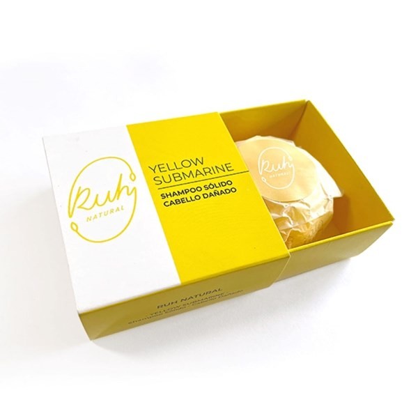 Shampoo Solido Ruh Yellow Submarine Cabello Dañado x 65 g alt