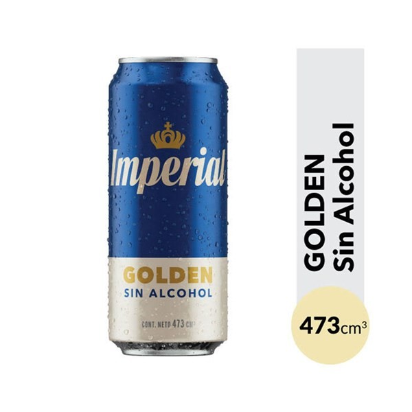 Cerveza Sin Alcohol Imperial Golden 0% en Lata 473 ml #1
